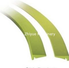 Radius neck guides for PET bottle containers can neck profiles UHMW-PE low friction wearstrips