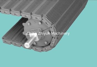 ZY400RR(INTRALOX Series400) Plastic raised rib modular belts food grade PP conveyor beltings