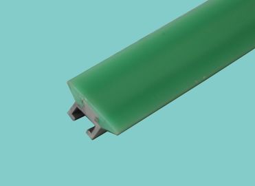 Conveyor conical side guide products side rail neck guides