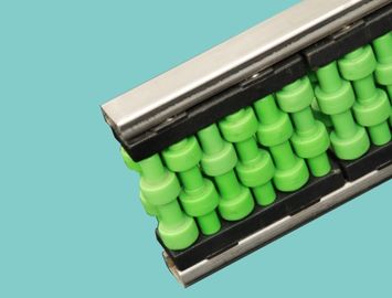 ACCUMULATION ROLLER GUIDES WITH STEEL PROFILES STRAIGHT SECTIONS SIDE GUARDS FOR CONVEYOR SYSTEMS