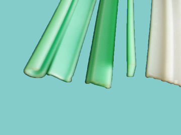 Straight neck guide rails for bottling lines side flex neck guide materials UHMWPE green