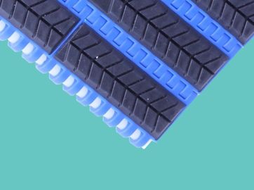 ZY900FT-R2 Plastic flat top food grade modular belt rubber friction top conveyor belts