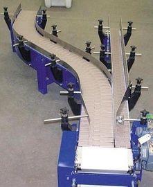Flexible conveyor plain chains flat top chain XL175mm acetal slat top chain color white