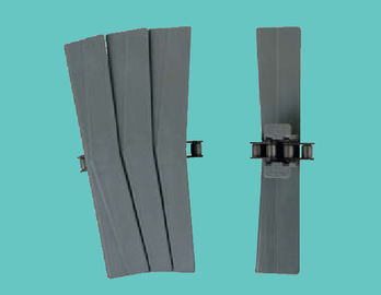 SS3873-K1200 SNAP ON PLASTIC PLATE TOP CHAINS WITH SIDE GUIDE BEARINGS SPIRAL CONVEYOR TOP CHAINS