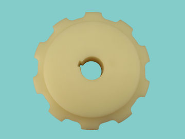 1701 PA6 materials flexible conveyor chain sprockets machined sprocket white color