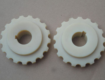 LF440TAB-K472 PA6 sprockets for chains machined drive idlers materials PA6 white color