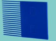 ZY6000RR FINGER PLATES TRANSFER PLATES FOR STRAIGHT RUNNING RAISED RIB MODULAR BELT REXNORD 5997