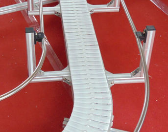 Flexible conveyor plain chains flat top chain XL175mm acetal slat top chain color white