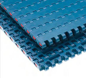ZY800FT Plastic flat top modular belts solid top conveyor belts UNI CHAINS QNB blue color FDA FOOD GRADE