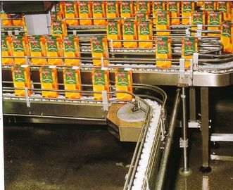 white color XL105 FLEXIBLE ALUMINIUM MODULAR CONVEYOR SYSTEM flexible conveyor system for bottling lines