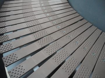 SS3873-K1200 SNAP ON PLASTIC PLATE TOP CHAINS WITH SIDE GUIDE BEARINGS SPIRAL CONVEYOR TOP CHAINS