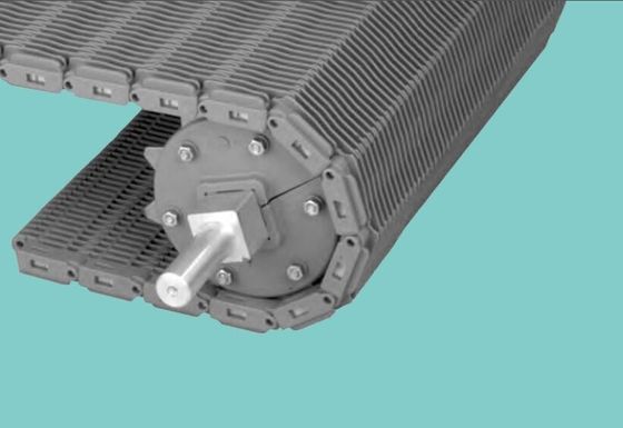 ZY400RR(INTRALOX Series400) Plastic raised rib modular belts food grade PP conveyor beltings