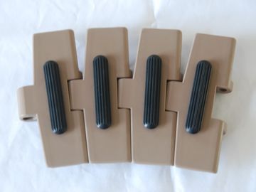LF880-RT-TAB PLASTIC FLAT TOP CONVEYOR CHAINS WITH RUBBER INSERTS RUBBER FRICTION CONVEYOR CHAINS