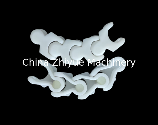 Crate conveyor chains 1700 white color conveyor case chains mutiflex thermoplastic chains